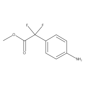 Methyl 2-(4-aminophenyl)-2,2-difluoroacetate Structure