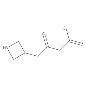 1-(Azetidin-3-yl)-4-chloropent-4-en-2-one Structure