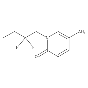 5-Amino-1-(2,2-difluorobutyl)-1,2-dihydropyridin-2-one Structure