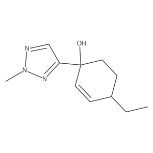 4-ethyl-1-(2-methyl-2H-1,2,3-triazol-4-yl)cyclohex-2-en-1-ol Structure