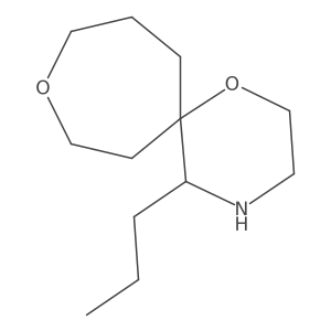 5-Propyl-1,9-dioxa-4-azaspiro[5.6]dodecane Structure