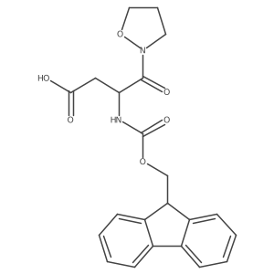 3-({[(9H-fluoren-9-yl)methoxy]carbonyl}amino)-4-(1,2-oxazolidin-2-yl)-4-oxobutanoic acid Structure