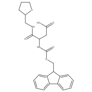 3-({[(9H-fluoren-9-yl)methoxy]carbonyl}amino)-3-{[(oxolan-2-yl)methyl]carbamoyl}propanoic acid结构式