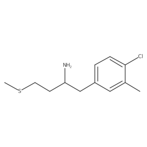 1-(4-Chloro-3-methylphenyl)-4-(methylsulfanyl)butan-2-amine结构式