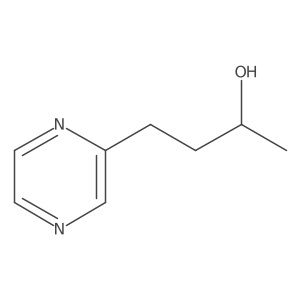 (2R)-4-(pyrazin-2-yl)butan-2-ol结构式