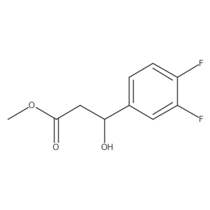 methyl (3S)-3-(3,4-difluorophenyl)-3-hydroxypropanoate Structure