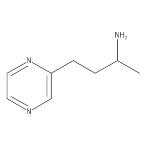 (2R)-4-(pyrazin-2-yl)butan-2-amine结构式