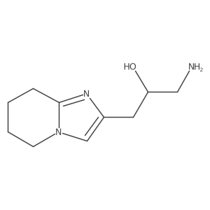1-amino-3-{5H,6H,7H,8H-imidazo[1,2-a]pyridin-2-yl}propan-2-ol结构式