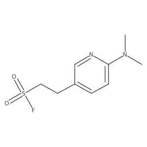 2-[6-(Dimethylamino)pyridin-3-yl]ethane-1-sulfonyl fluoride结构式