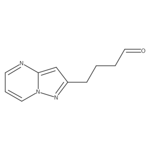 4-{Pyrazolo[1,5-a]pyrimidin-2-yl}butanal结构式