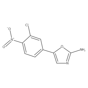 5-(3-Chloro-4-nitrophenyl)-1,3-oxazol-2-amine Structure
