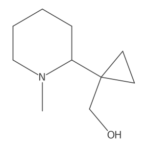 [1-(1-Methylpiperidin-2-yl)cyclopropyl]methanol结构式