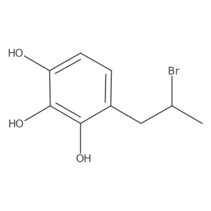 4-(2-Bromopropyl)benzene-1,2,3-triol Structure
