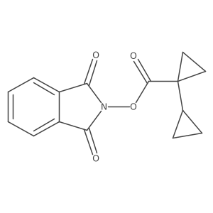 1,3-dioxo-2,3-dihydro-1H-isoindol-2-yl 1-cyclopropylcyclopropane-1-carboxylate Structure