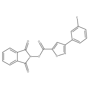 1,3-dioxo-2,3-dihydro-1H-isoindol-2-yl 3-(3-fluorophenyl)-1,2-oxazole-5-carboxylate结构式