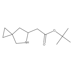 Tert-butyl 2-[(6S)-5-azaspiro[2.4]heptan-6-yl]acetate Structure