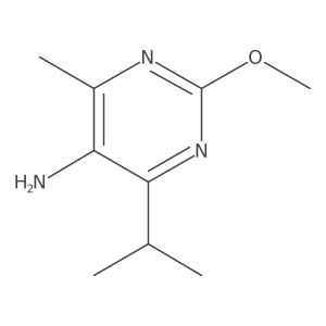 4-Isopropyl-2-methoxy-6-methylpyrimidin-5-amine结构式