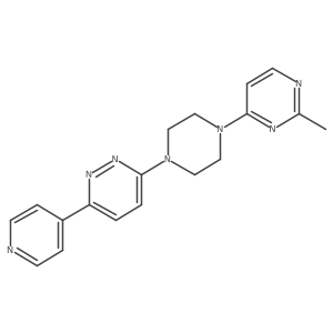 3-[4-(2-Methylpyrimidin-4-yl)piperazin-1-yl]-6-(pyridin-4-yl)pyridazine Structure