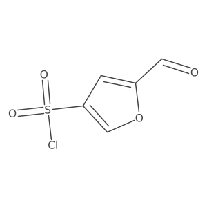 5-Formylfuran-3-sulfonyl chloride Structure