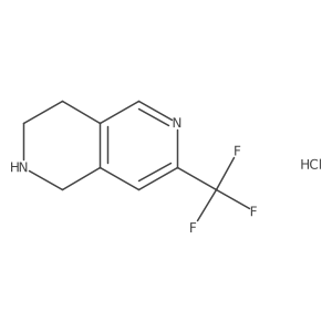 7-(Trifluoromethyl)-1,2,3,4-tetrahydro-2,6-naphthyridine hydrochloride Structure
