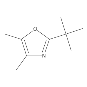 2-(1,1-Dimethylethyl)-4,5-dimethyloxazole结构式