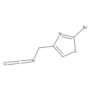 2-Bromo-4-(isocyanatomethyl)-1,3-thiazole Structure