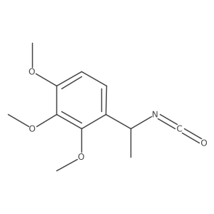 1-(1-Isocyanatoethyl)-2,3,4-trimethoxybenzene结构式