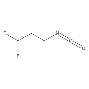 1,1-Difluoro-3-isocyanatopropane结构式