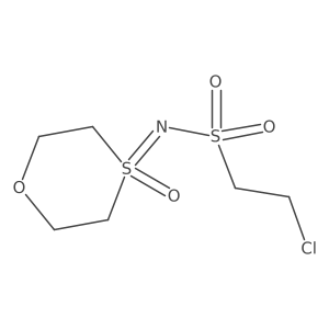 2-chloro-N-(4-oxo-1,4lambda6-oxathian-4-ylidene)ethane-1-sulfonamide Structure