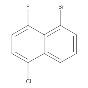 5-Bromo-1-chloro-4-fluoronaphthalene Structure