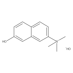 7-Hydroxy-N,N,N-trimethylnaphthalen-2-aminium Hydroxide Structure