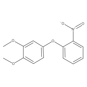 1,2-Dimethoxy-4-(2-nitrophenoxy)benzene Structure