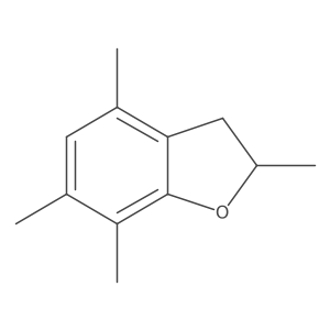 2,4,6,7-Tetramethyl-2,3-dihydro-1-benzofuran结构式