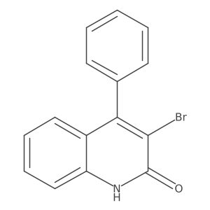 3-Bromo-4-phenylquinolin-2(1H)-one Structure