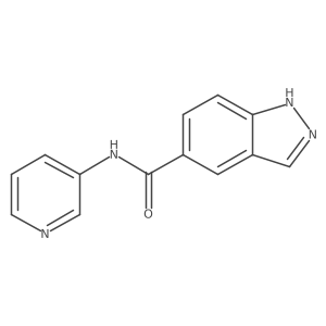 N-3-Pyridinyl-1H-indazole-5-carboxamide Structure
