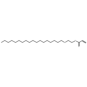 Poly(oxy-1,2-ethanediyl), I+/--(1-oxo-2-propen-1-yl)-I-(octadecyloxy)- Structure