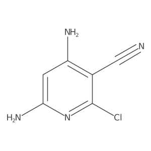 4,6-Diamino-2-chloronicotinonitrile Structure