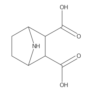 (1R,2R,3S,4S)-7-azabicyclo[2.2.1]heptane-2,3-dicarboxylic acid结构式