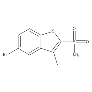 5-Bromo-3-methylbenzo[b]thiophene-2-sulfonamide Structure