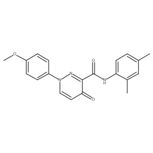 N-(2,4-dimethylphenyl)-1-(4-methoxyphenyl)-4-oxo-1,4-dihydropyridazine-3-carboxamide结构式