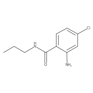 2-amino-4-chloro-N-propylbenzamide结构式