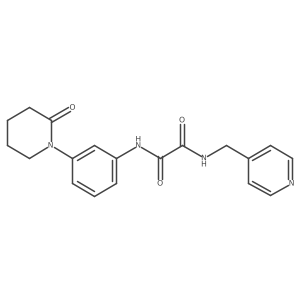 N1-(3-(2-oxopiperidin-1-yl)phenyl)-N2-(pyridin-4-ylmethyl)oxalamide Structure