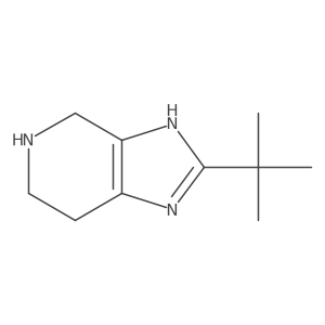 2-Tert-butyl-4,5,6,7-tetrahydro-1H-imidazo[4,5-C]pyridine Structure