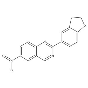 6-Nitro-2-(2,3-dihydro-benzofuran-5-yl)-quinazoline Structure