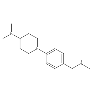 N,N-dimethyl-1-(4-((methylamino)methyl)phenyl)piperidin-4-amine Structure