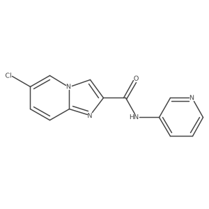 6-chloro-N-(pyridin-3-yl)imidazo[1,2-a]pyridine-2-carboxamide Structure