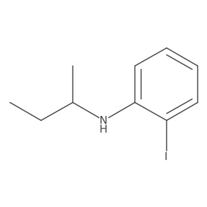 N-(butan-2-yl)-2-iodoaniline结构式