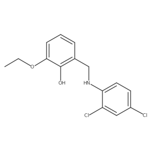 2-{[(2,4-Dichlorophenyl)amino]methyl}-6-ethoxyphenol Structure
