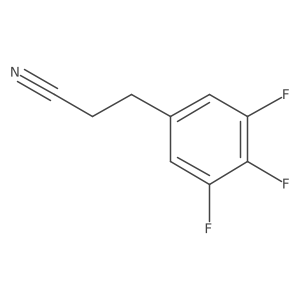 3-(3,4,5-Trifluorophenyl)propanenitrile结构式