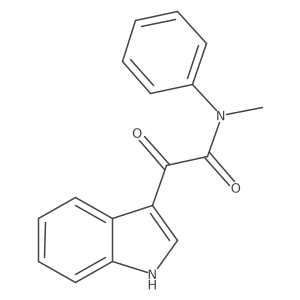 2-(1H-indol-3-yl)-N-methyl-2-oxo-N-phenylacetamide Structure
